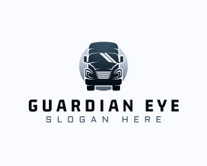 Courier Truck Automotive logo design