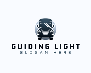 Courier Truck Automotive logo design