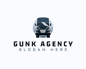 Courier Truck Automotive logo design