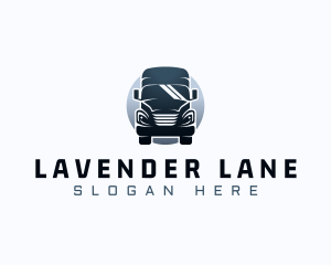 Courier Truck Automotive logo design