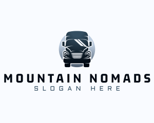 Courier Truck Automotive logo design