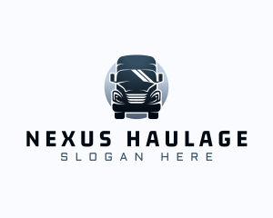 Courier Truck Automotive logo design