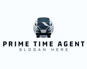 Courier Truck Automotive logo design