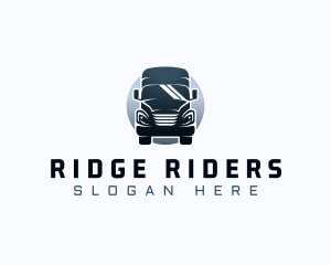 Courier Truck Automotive logo design