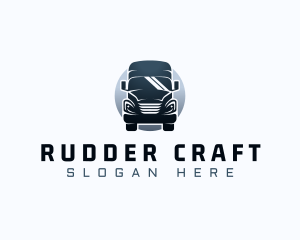 Courier Truck Automotive logo design