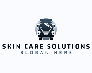 Courier Truck Automotive logo design