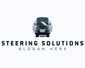 Courier Truck Automotive logo design