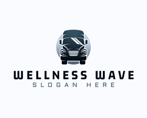 Courier Truck Automotive logo design