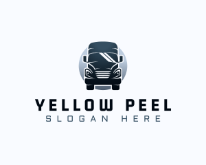 Courier Truck Automotive logo design