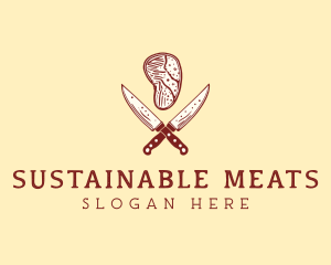 Steak Meat Butcher logo