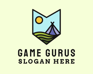 Nature Camping Campsite  Logo