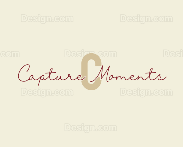 Handwritten Typography Script Logo