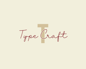 Handwritten Typography Script logo