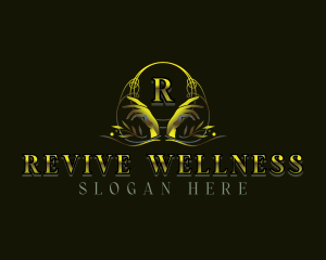 Hand Massage Wellness logo design