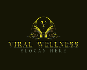 Hand Massage Wellness logo design