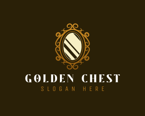 Beauty Golden Mirror logo design