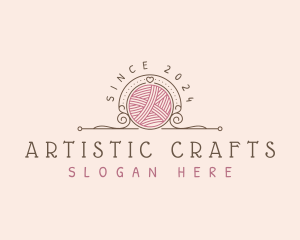 Yarn Crochet Crafting logo design