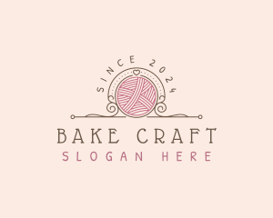 Yarn Crochet Crafting logo design