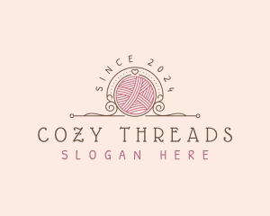 Yarn Crochet Crafting logo design