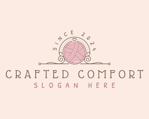 Yarn Crochet Crafting logo design