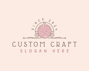 Yarn Crochet Crafting logo design