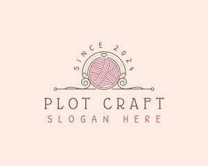 Yarn Crochet Crafting logo design