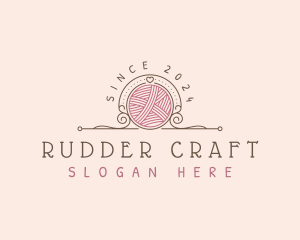 Yarn Crochet Crafting logo design