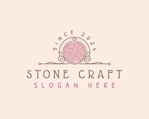 Yarn Crochet Crafting logo design