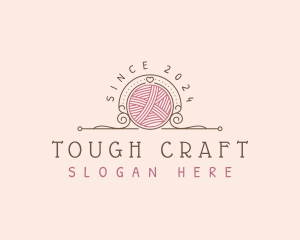 Yarn Crochet Crafting logo design