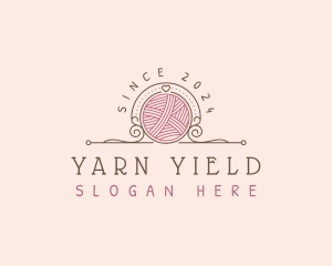 Yarn Crochet Crafting logo design