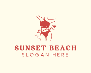 Sexy Bikini Swimwear logo design