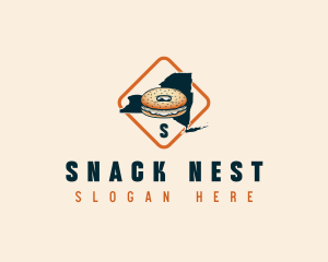 New York Bagel Bread logo design