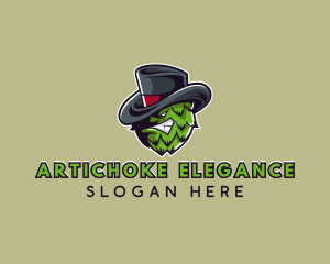 Angry Gang Artichoke logo design