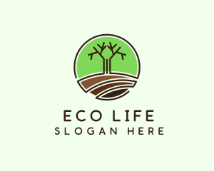 Forest Tree Planting logo design