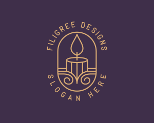 Candlelight Interior Design logo design