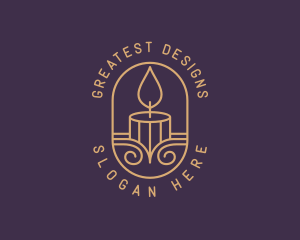 Candlelight Interior Design logo design