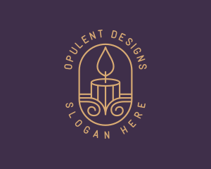 Candlelight Interior Design logo design