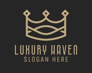 Luxury Royal Crown logo design