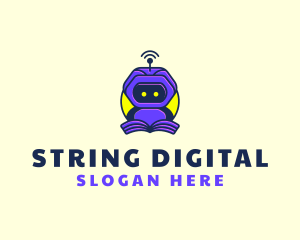 Robot Digital Learning logo design