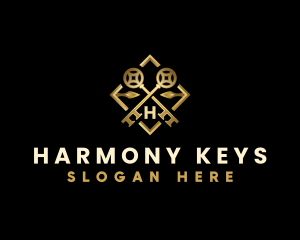 Premium Realtor Key logo design