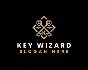 Premium Realtor Key logo design