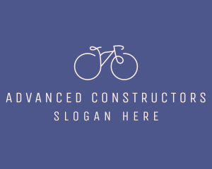 Minimalist Bicycle Bike logo design