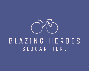 Minimalist Bicycle Bike logo design