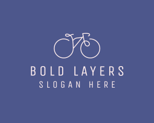 Minimalist Bicycle Bike logo design