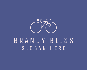 Minimalist Bicycle Bike logo design