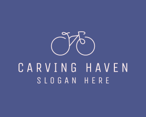 Minimalist Bicycle Bike logo design