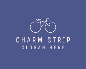 Minimalist Bicycle Bike logo design