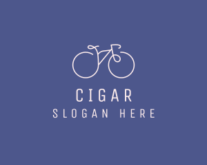 Minimalist Bicycle Bike logo design