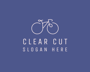 Minimalist Bicycle Bike logo design