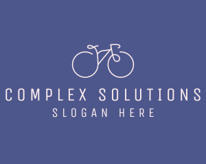 Minimalist Bicycle Bike logo design